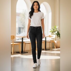 Won Hundred Black Skinny Jeans Size 27 | High Rise | 29” Inseam | NWT